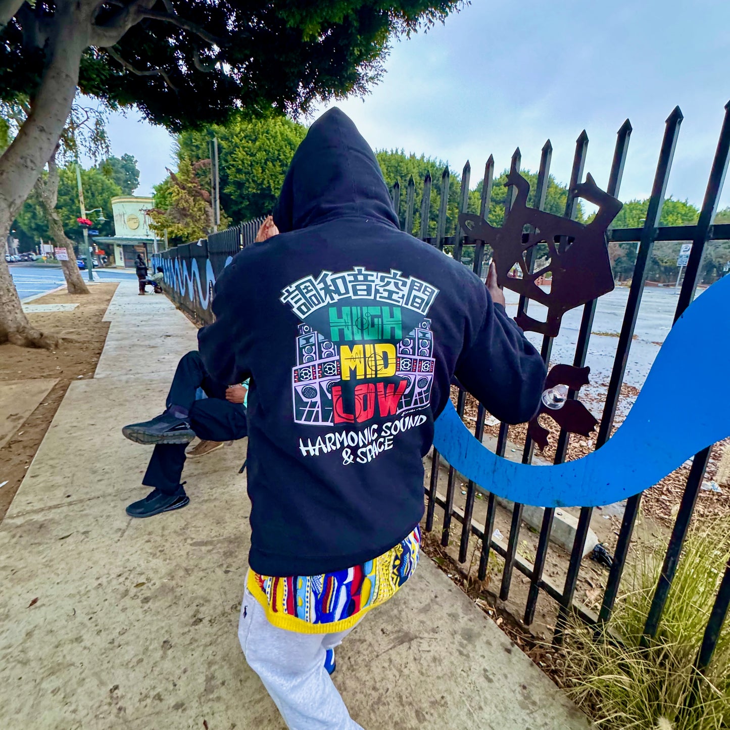 Harmonic Sound & Space - Premium Heavyweight Cross Grain Hoodie  -  Limited!